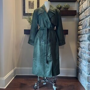 NA—KD WOMEN'S FAUX SUEDE TRENCH COAT